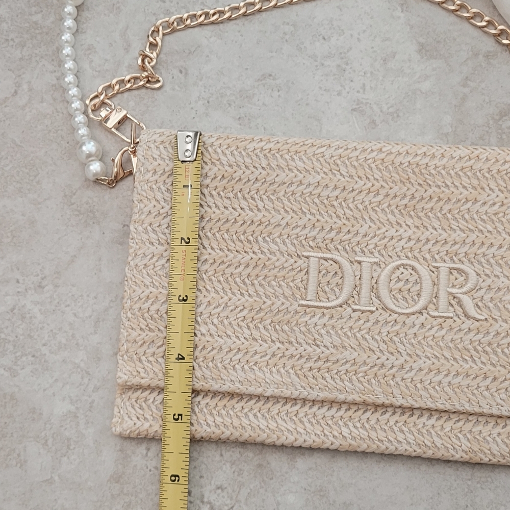 Dior Raffia Pouch - Picture 2 of 5